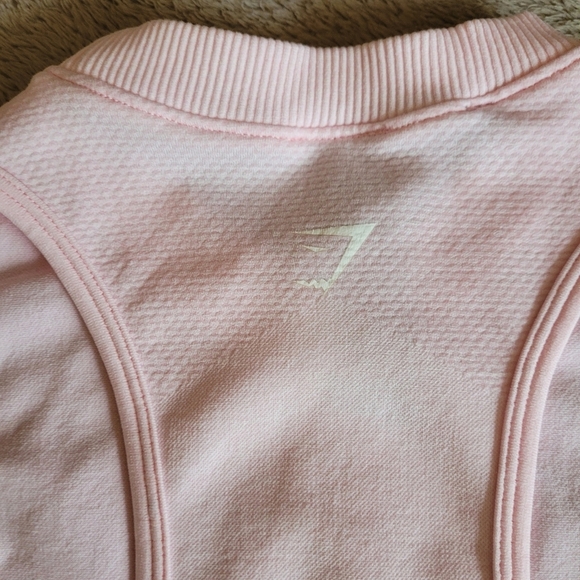 Gymshark pink ombre fitted high neck tank top size small - Picture 7 of 9